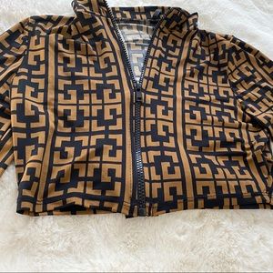 Fashion Nova Bikini Top Long Sleeve